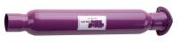 Flowtech - Flowtech Purple Hornies 3-Hole Header Muffler - 3" Inlet/2.25" Outlet - Image 1
