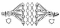 Flowtech Chevy LS Tight Fit Block Hugger Headers - 1-5/8" - 2-1/2" Collector - Stainless Steel