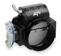 Holley EFI - Holley EFI Billet 90mm LS Throttle Body w/Low RPM Taper - Black - Image 1