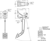 Wilwood Engineering - Wilwood Reverse Swing Mount Clutch / Brake Pedal - Image 2