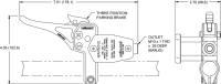 Wilwood Engineering - Wilwood Handlebar Master Cylinder .625" Bore - Image 2