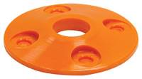 Hood Pin Sets - Scuff Plates - Allstar Performance - Allstar Performance Plastic Scuff Plates - Orange (4 Pack)