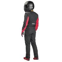 Sparco Sprint RS-2.1 Boot Cut Suit - Black/Red (Back)