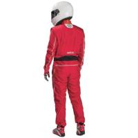 Sparco Groove KS-3 Karting Suit - Red (Back) - 002334RSBI