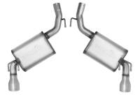 DynoMax Performance Exhaust Ultra Flo Exhaust System Axle Back 2-1/2" Tailpipe 4" Tip - Stainless