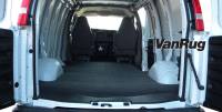 Bedrug VanRug Bed Mat - Black - 138" Wheelbase - Ford Fullsize Van 1992-2014