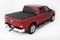 Lund Genesis Elite Tri-Fold Tonneau Cover Vinyl Black 5.5 ft Bed - Dodge Fullsize Truck 2002-15