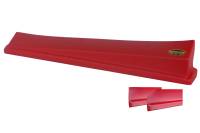 Dominator Racing Products 3 Piece Air Valance Molded Plastic Red Dirt Modified - Each