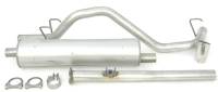 DynoMax Performance Exhaust Super Turbo Exhaust System Cat Back 2-1/4" Tailpipe Stainless - Toyota Midsize Truck 1996-2000