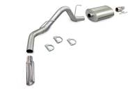 Corsa Performance Sport Exhaust System Cat Back 3" Diameter 4" Tip - Stainless