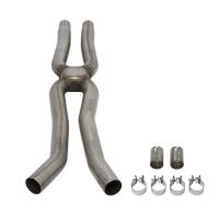 Flowmaster 2-1/2" Diameter Exhaust X-Pipe Stainless Natural Ford Coyote - Ford Mustang 2015-16