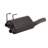 Flowmaster 50 Series Muffler 3" Offset Inlet Dual 2-1/4" Outlets 18 x 9-3/4 x 4" Oval Body - Stainless