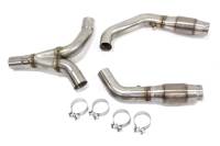 Exhaust Pipes, Systems and Components - Exhaust Y-Pipes - Kooks Headers - Kooks Headers 3" Inlets/Outlet Exhaust Y-Pipe Converters Stainless Chevy Camaro 1998-2002 - Each