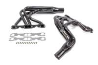 Headers - Circle Track  - IMCA / UMP Modified Headers - Schoenfeld Headers - Schoenfeld Headers IMCA Modified Headers 1-5/8 to 1-3/4" Primary 3" Collector Steel - Black Paint