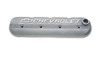 GM Competition Valve Cover Stock Height Breather Hole Hardware/Gaskets - Chevrolet Logo
