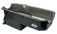 Stef's Fabrication Specialties - Stef's Drag Race Engine Oil Pan Rear Sump 5.5 qt Pickup/Hardware Included - Steel - SB Chevy