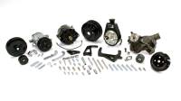 March Performance - March Performance Sport Track Pulley Kit 6 Rib Serpentine Aluminum Clear Powder Coat - Long Water Pump