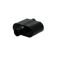 Mufflers and Components - Flowmaster Super 10 Series Mufflers - Flowmaster - Flowmaster Super 10 Muffler 2-1/2" Offset Inlet/Center Outlet 6-1/2 x 4-1/4 x 9-3/4" Oval Body 12-1/2" Long - Steel