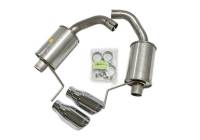 Exhaust System - Roush Performance Parts - Roush Performance Parts Axle Back Exhaust System 2-1/2" Tailpipe 4" Tips Stainless - Polished