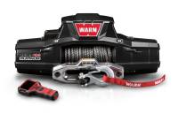 Warn Zeon 10-S -Platinum 10000 lb Capacity Winch Hawse Fairlead 12 ft Remote 3/8" x 100 ft Synthetic Rope - 12V