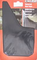 Body Panels and Components - Mud Flaps and Components - Dee Zee - Dee Zee Rear Mud Flap 11 x 18" Plastic Black - Universal
