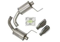 Exhaust System - Roush Performance Parts - Roush Performance Parts Axle Back Exhaust System 2-1/2" Tailpipe 4" Tips Stainless - Polished