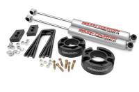 Rough Country - Rough Country 2-1/2" Lift Suspension Leveling Kit Hardware/Shocks/Spacers Front/Rear Ford Fullsize Truck 2004-08 - Kit