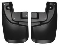 Husky Liners Front Mud Flap Plastic Black/Textured Toyota Tacoma 2005-14 - Pair