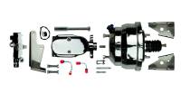 Brake System - Right Stuff Detailing - Right Stuff Detailing 8" OD Power Brake Booster Vacuum Diaphragm Master Cylinder Included Aluminum - Chrome