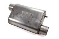 Mufflers and Components - BBK Performance Varitune Mufflers - BBK Performance - BBK Performance VariTune Muffler 3" Offset Inlet/Outlet 18 x 10 x 5" Oval Body 22" Long - Stainless