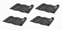 Race Ramps Pro Stop Wheel Chock 2.25" Height 17.5" Length 11.5" Wide - Set of 4