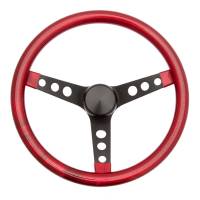 Grant Steering Wheels Metal Flake Steering Wheel 15" Diameter 3-Spoke - Red Metal Flake Grip
