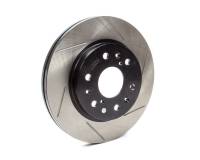 Brake System - StopTech - Stoptech Power Slot Brake Rotor Front Driver Side Directional/Slotted - 1 Piece