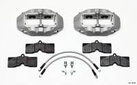 Front Brake Kits - Street / Truck - Wilwood D8-4 Front Replacement Caliper Kits - Wilwood Engineering - Wilwood Engineering D8-4 Brake Caliper 4 Piston Pads/Lines/Fittings Aluminum - Clear Anodize