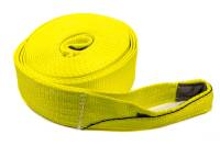 Tow Ropes and Straps - Tow Straps - Tuflex - Tuflex 3" Wide Tow Strap 30 ft Long 22,500 lb Capacity Nylon - Yellow