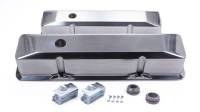 Racing Power Recessed Valve Covers Tall Baffled Breather Holes - Hardware - Polished