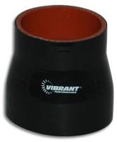 Air Intake Inlet Tubes, Elbows and Components - Air Intake Tubing Couplers - Vibrant Performance - Vibrant Performance Straight Tubing Coupler Reducer 4 to 5" ID 3" Long - Silicone