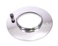 Air Cleaner Assembly Components - Air Cleaner Bases & Lids - Specialty Products - Specialty Products 10" Round Air Cleaner Base 5-1/8" Carb Flange Flat Base Steel - Chrome