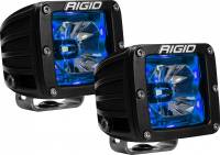 Body & Exterior - Rigid Industries - Rigid Radiance LED Light Assy Flood 15 Watts 2-15/16 x 3-3/16" Rect - Surface - Blue Backlight