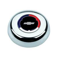 Grant Steering Wheels Red/White/Blue Chevy Bowtie Logo Horn Button Steel Chrome Grant Classic/Challenger Series Wheels - Each