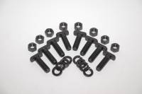 Moser Engineering 1/2-20" Thread T-Bolt Hex Nuts Washers Steel - Black Oxide