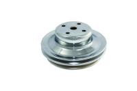 Specialty Products V-Belt Water Pump Pulley 2 Groove 6-5/8" Diameter Aluminum - Chrome