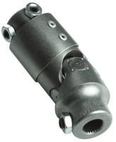 Borgeson Vibration Damper Steering Universal Joint 13/16-36" Spline to 3/4" Double D Steel Natural
