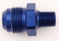 XRP Adapter Fitting Straight 10 AN Male to 1/4" NPT Male Aluminum - Blue Anodize