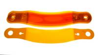Safety Equipment - Racing Optics - Racing Optics Amberstack 7 Helmet Shield Tear Off 2 mm Thick 11-1/2" Center to Center Curved - Plastic
