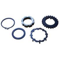 Stage 8 Locking Fasteners - Stage 8 Locking Fasteners X-Lock Nut Keyed Washer/Locking Clip Included Steel Natural - Dana 44 Spindle