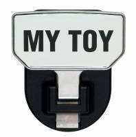 Carr HD Universal Hitch Step 2" Receiver Fold-Away MY TOY Logo - Aluminum