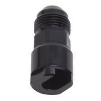 Fuel Injection Systems and Components - Electronic - EFI Fuel Line Quick Disconnects - Russell Performance Products - Russell Performance Products Fuel Injection Adapter Fitting Straight 8 AN Male to 3/8" SAE Female Quick-Disconnect Screw-In End Cap - Aluminum