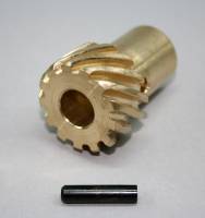 Distributor Components and Accessories - Distributor Gears - PRW Industries - PRW INDUSTRIES 0.491" Shaft Distributor Gear Bronze - Chevy V8