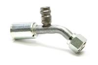 Vintage Air Hose End Fitting 45 Degree 8 AN Hose Crimp to 8 AN Female O-Ring - Charge Port